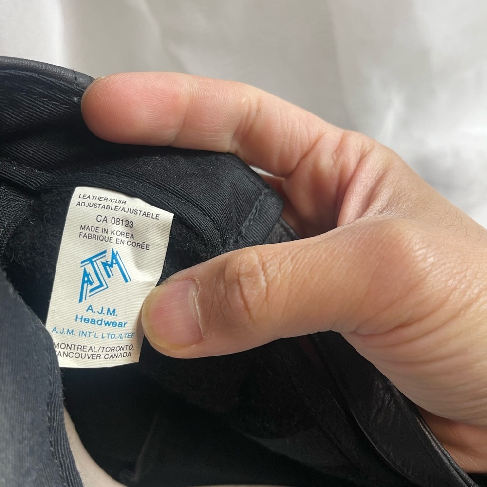 PE BEN Black and Teal Vintage Hat - Picture 2 of 4